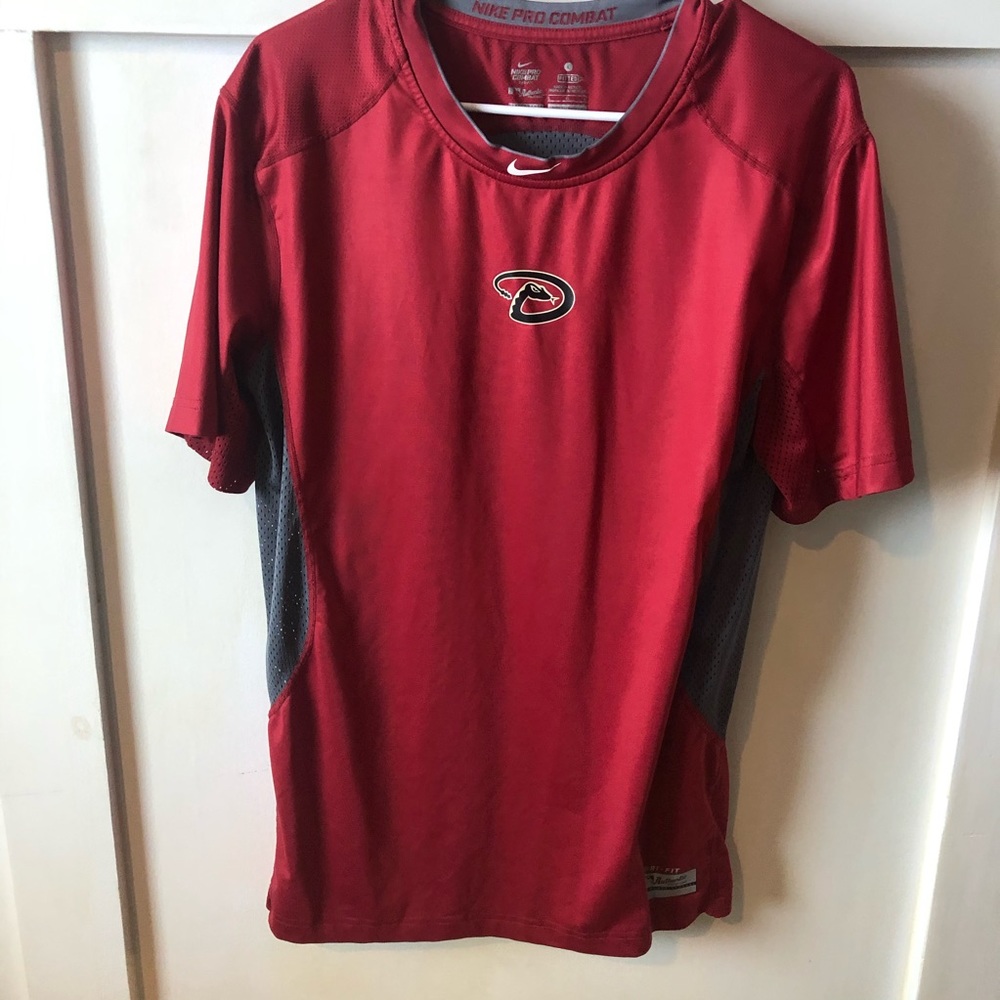 Arizona Diamondbacks Red Pro Combat Shirt Large